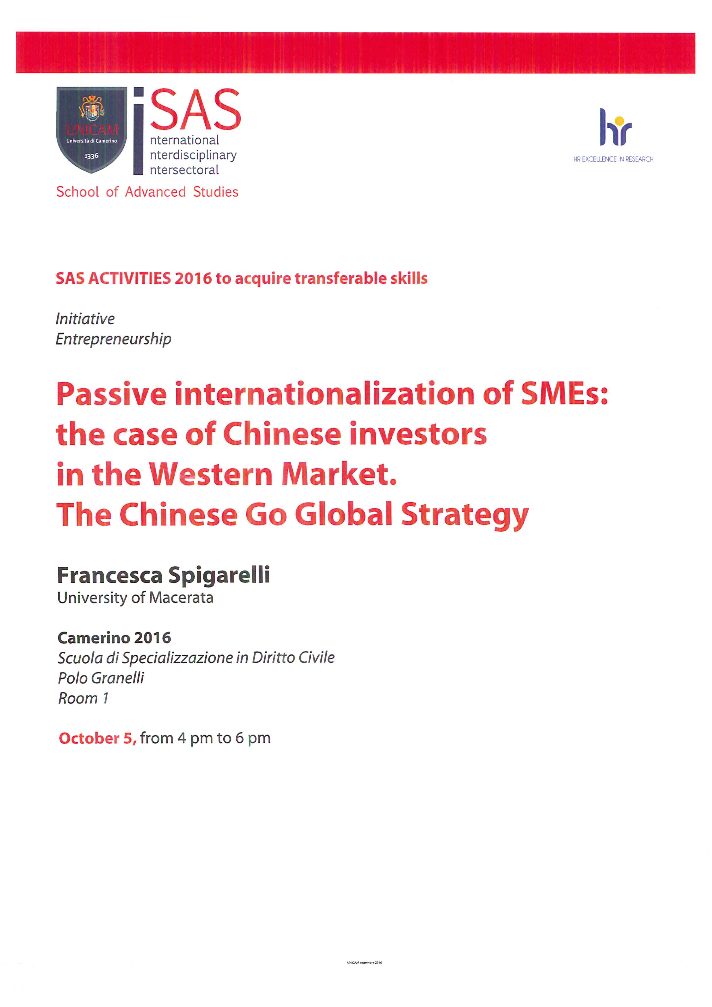 Internationalization of SME