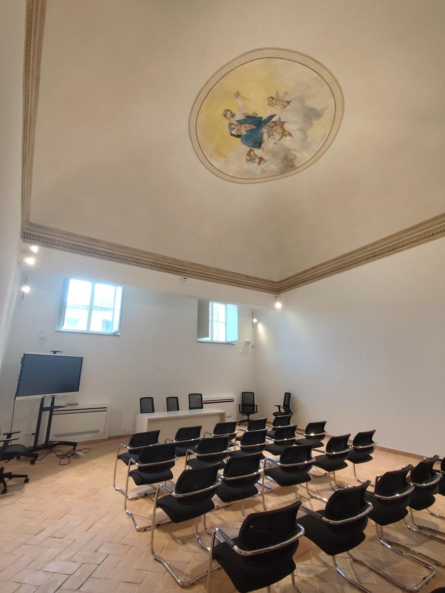 Academic meeting room at the Santa Caterina Campus in Camerino