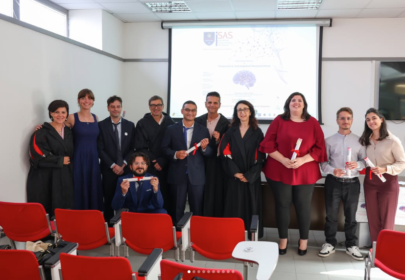 PhD graduates and members of the Theoretical and Applied Neuroscience community at UNICAM