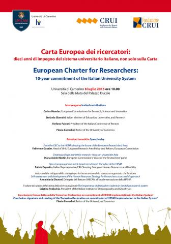 Carta Europea dei Ricercatori