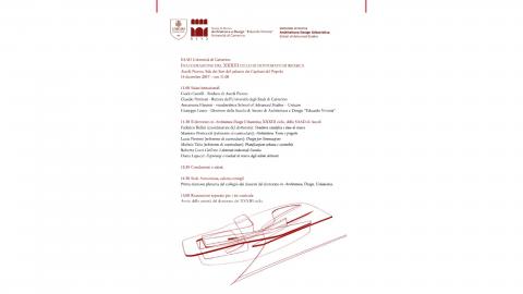 Inaugurazione Dottorato Architettura