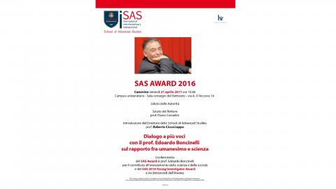 SAS AWARD 2016 - prize-giving ceremony