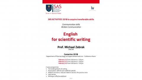 English for scientific writing