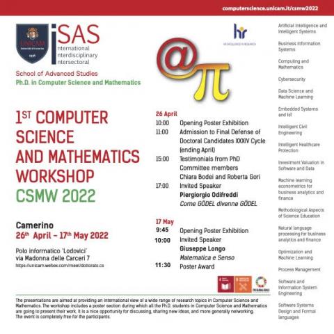 1st Computer Science and Mathematics Workshop